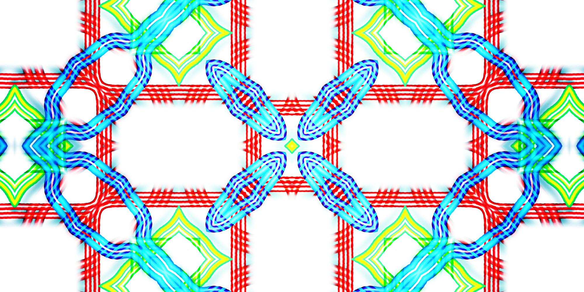 Fragmentarskie detale geometrycznego haftu
